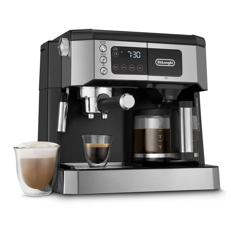 All-In-One Combination Coffee and Espresso Machine - Black