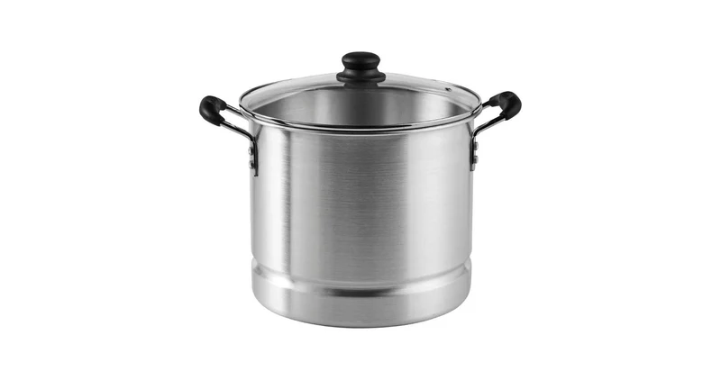 32Qt Aluminum Steamer with Glass Lid