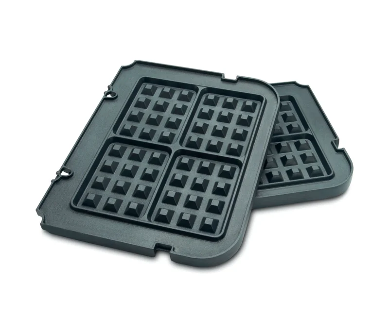 Grill & Griddle Waffle Plates - Black