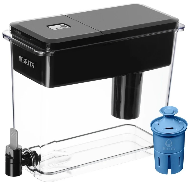 27-Cup UltraMax Filtered Water Dispenser - Black