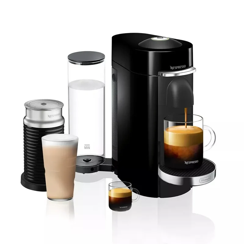 Vertuo Plus Deluxe Espresso and Coffee maker Bundle