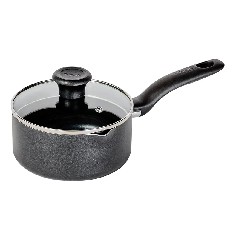 Nonstick Saucepan with Lid - Black