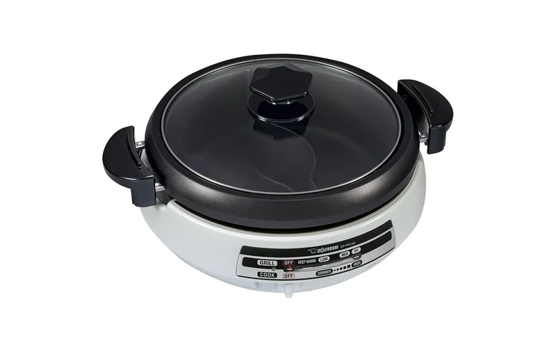 Electric Skillet for Yin Yang Hot Pot - Silver