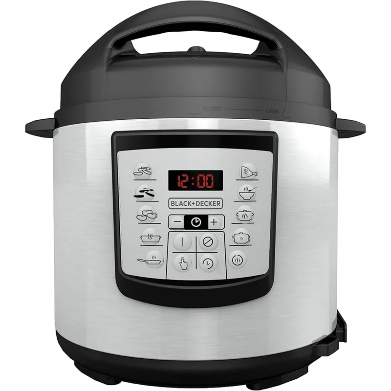 5.7L Electric Pressure Cooker with 7 Functions: Pressure, Slow Cook