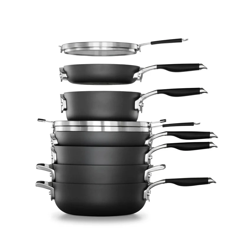 Nonstick 9pc Space-Saving Cookware Set