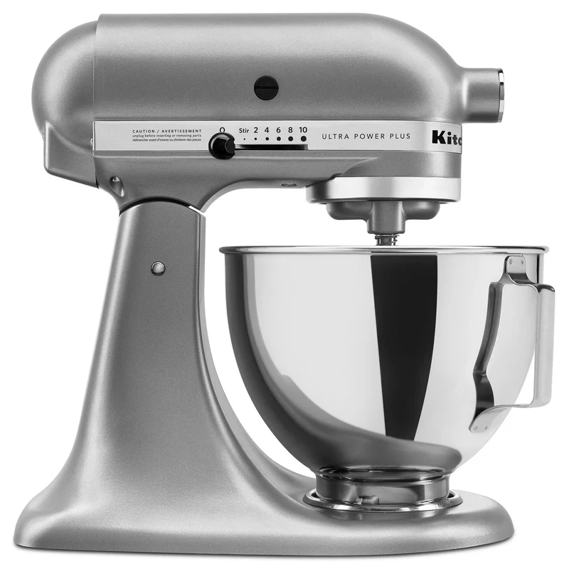 KitchenAid 4.5qt. Ultra Power Plus Tilt-Head Stand Mixer- Light Silver