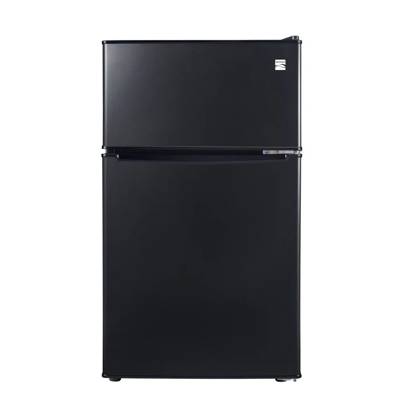 3.1 cu-ft Refrigerator - Black: Energy Star Certified, Mini Fridge for Dorm, Manual Defrost, Adjustable Shelves