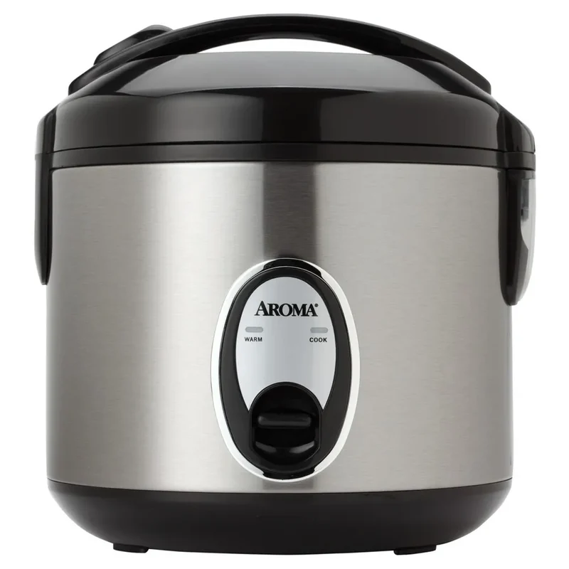 8 Cup Rice Cooker - Stainless Steel