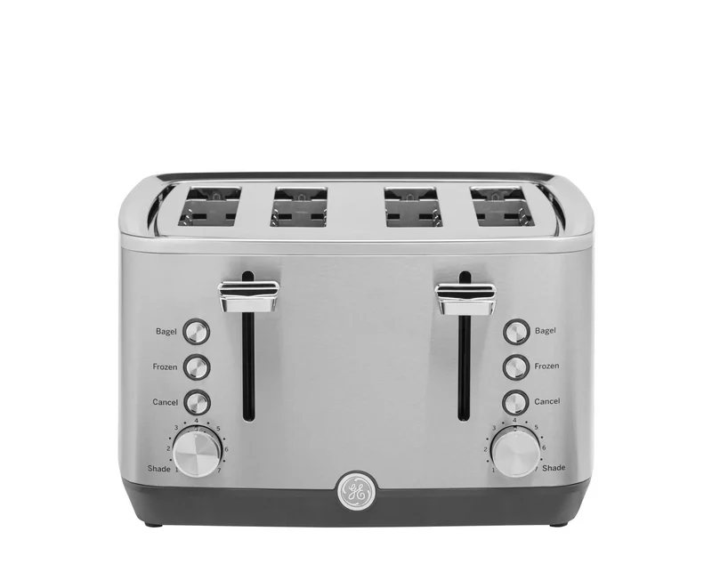 Stainless Steel 4-Slice Toaster with 7 Shade Settings