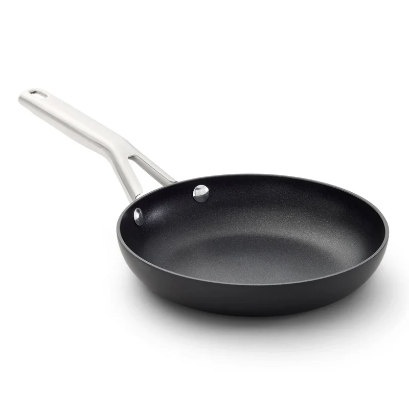 8" Hard Anodized Aluminum Nonstick Fry Pan - Black