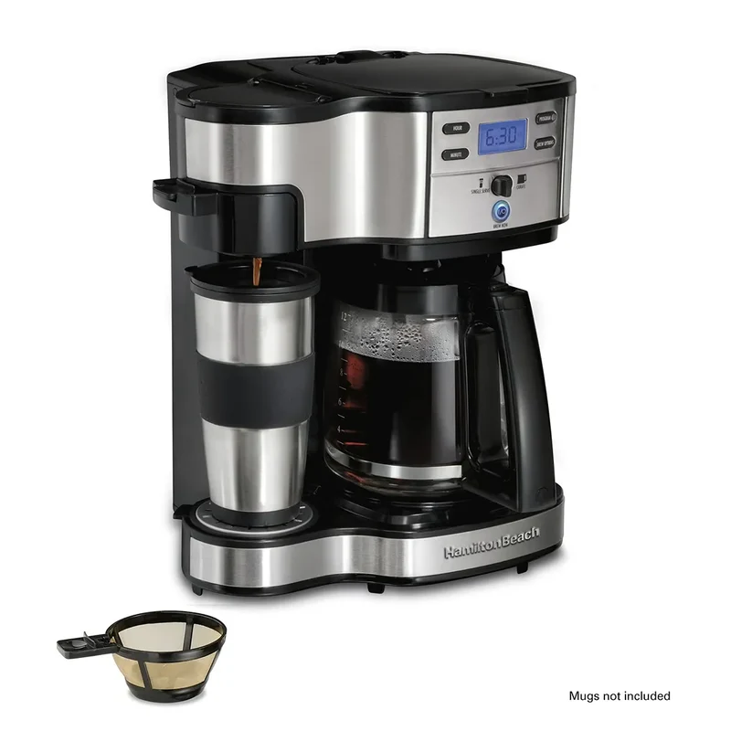2-Way Programmable Coffee Maker - Black