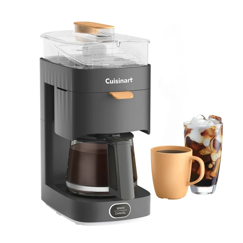 5-Cup Drip Coffee Maker - Warm Black