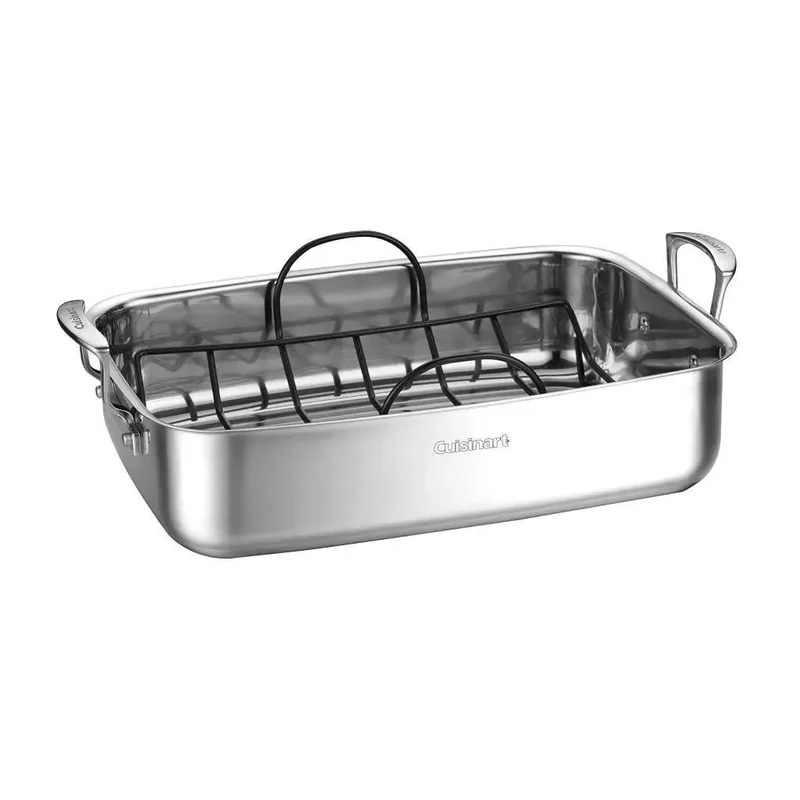 Classic Stainless Steel Roaster with Non-Stick Rack - 83117-15NSR