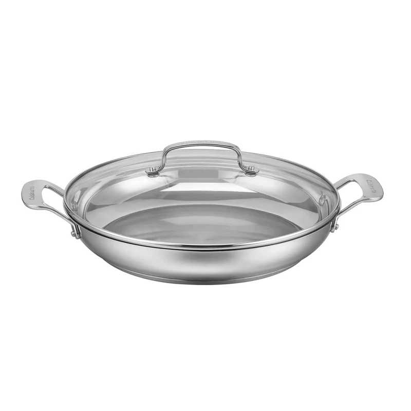 Classic 12" Stainless Steel Everyday Pan with Cover - 8325-30D