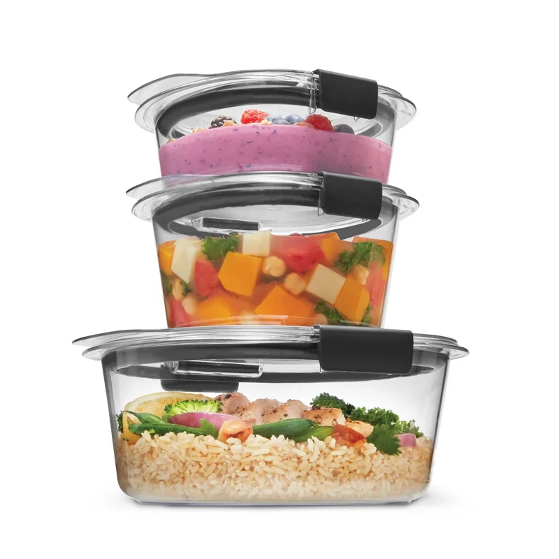 6pc Brilliance Round Food Storage Container Set