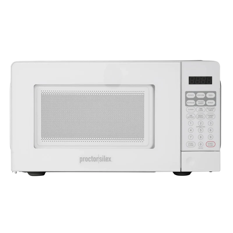 700W 0.6cu ft Countertop Microwave Oven White