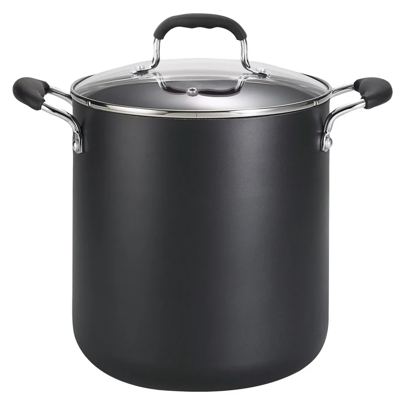 12qt Stock Pot with Lid, Simply Cook Nonstick Cookware
