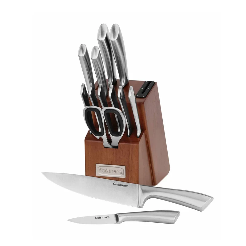 Stainless Steel Cutlery Block Set - 14 Pieces