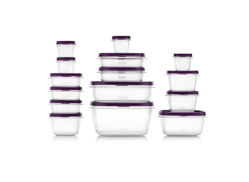 30-Piece Food Storage Container Set - Amethyst