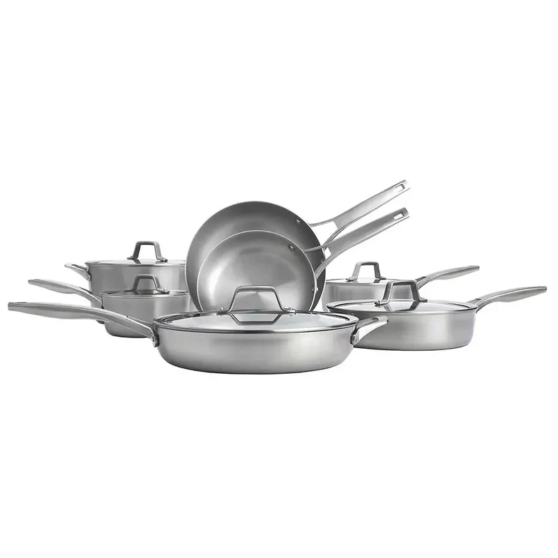 12-Piece Stainless Steel Cookware Set