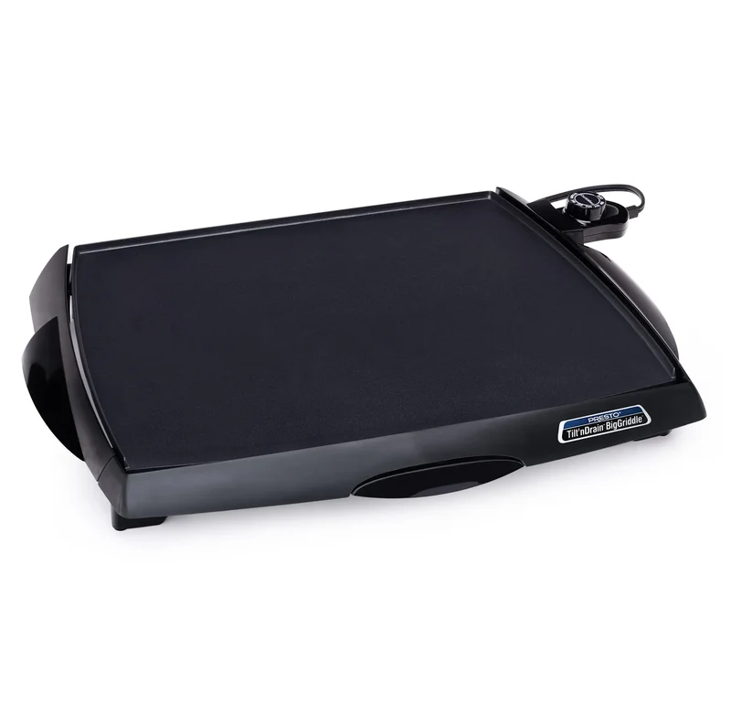 Tilt 'n Drain Electric Big Griddle - Nonstick Ceramic Surface