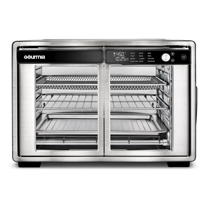 Gourmia 9-Slice Digital Toaster Oven Air Fryer - 1700W with 12 Cooking Presets