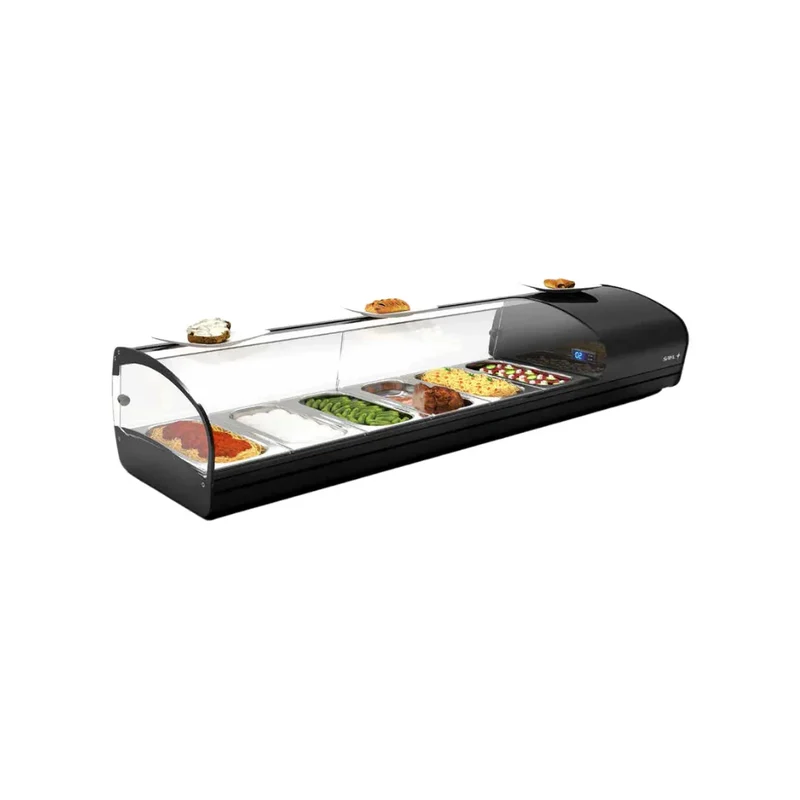 Vitrine réfrigérée TAPAS Shark à poser 6 GN 1/3 - 1438