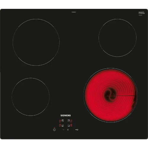 iQ100, Table électrique, 60 cm, Noir, sans cadre SIEMENS ET61RBEB8E