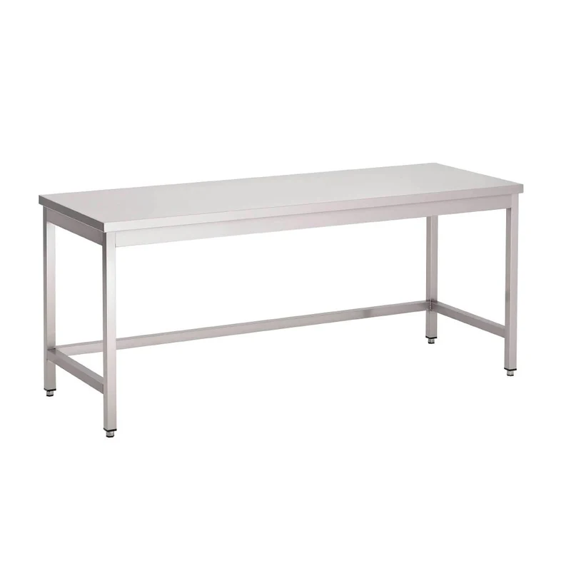 Table inox sans étagère basse Gastro M 1200 x 700 x 850mm