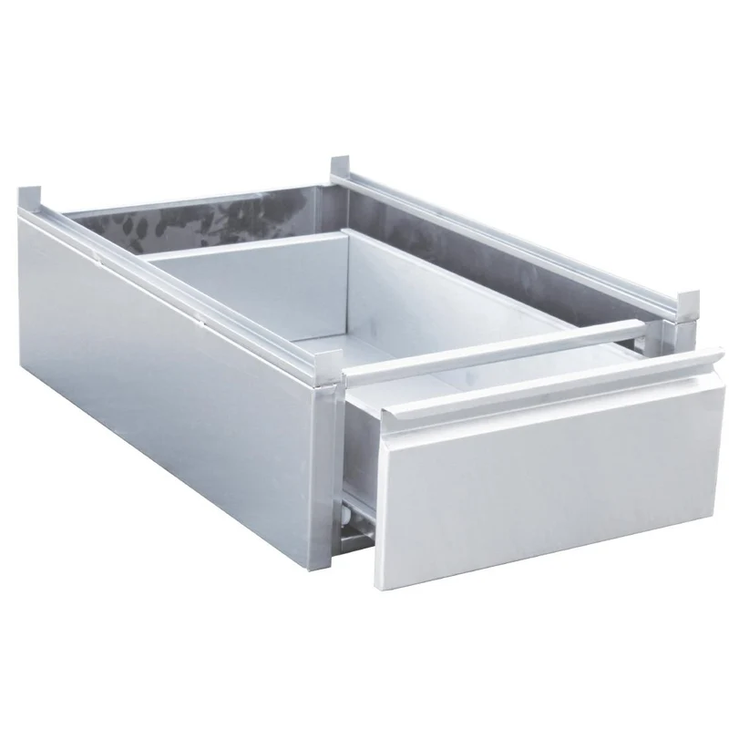Tiroir inox à monter sur table Gastro M 190 x 400 x 585mm