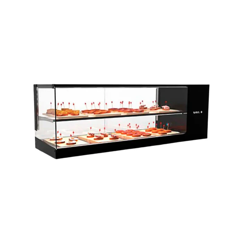 Vitrine réfrigérée FOOD à poser 2 niveaux - 1680