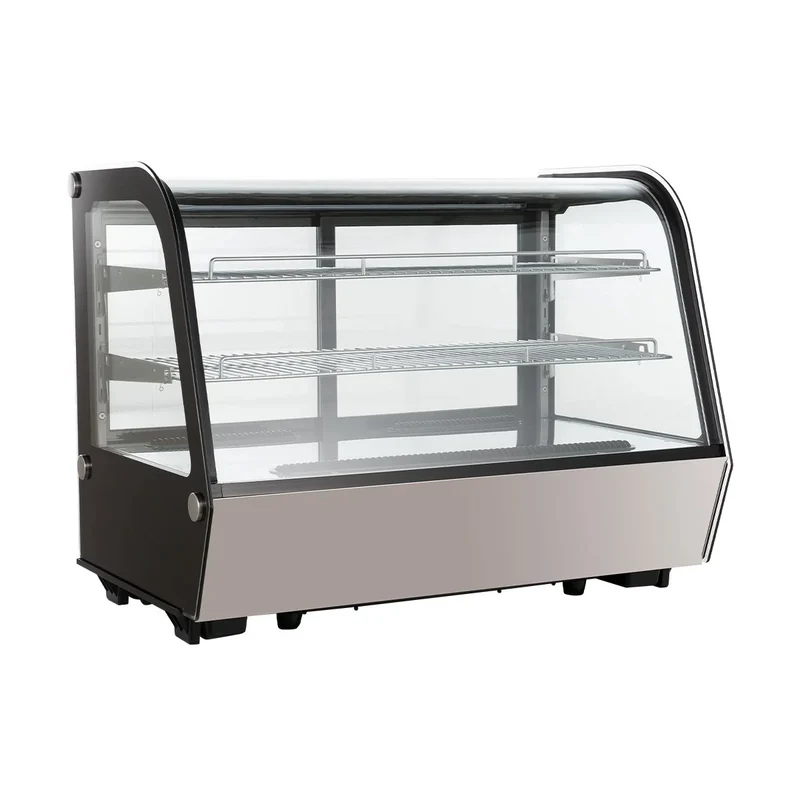 Vitrine réfrigérée ECO 160 L, 880 mm, avec éclairage LED et 2 étagères