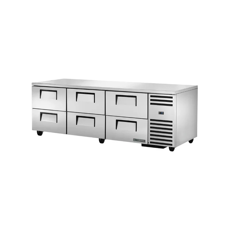 Meuble bas réfrigéré positive 6 tiroirs - Série TUC TRUE - 875L