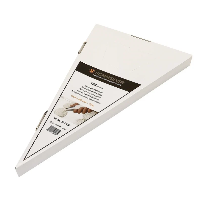 Poches à douilles jetables Schneider blanches 545mm (lot de 100)