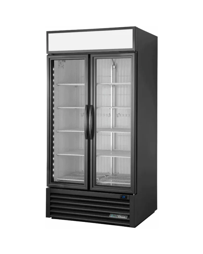 Armoire réfrigérée négative congélateur 2 portes vitrées battantes - Série GDM TRUE - 991L