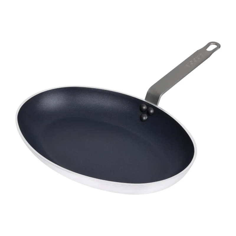 Poêle ovale en aluminium antiadhésive Vogue Teflon Platinium Plus 360mm