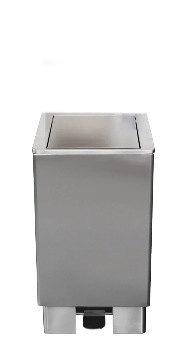 Poubelle en inox Apollo avec amortisseur hydraulique - 60L