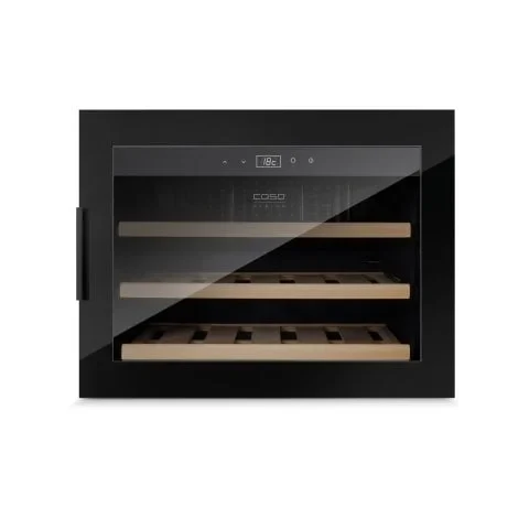 Réfrigérateur à vin encastrable CASO WineSafe 18 EB noir