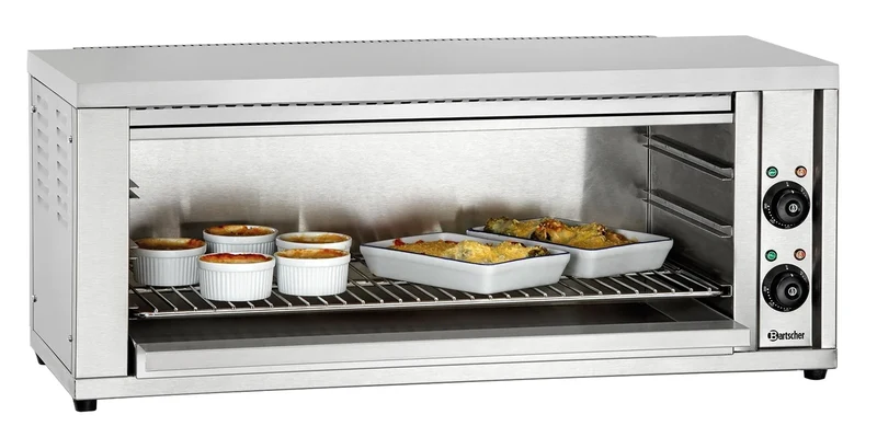 Salamandre Bartscher 700-2Z II avec 2 zones de chauffe