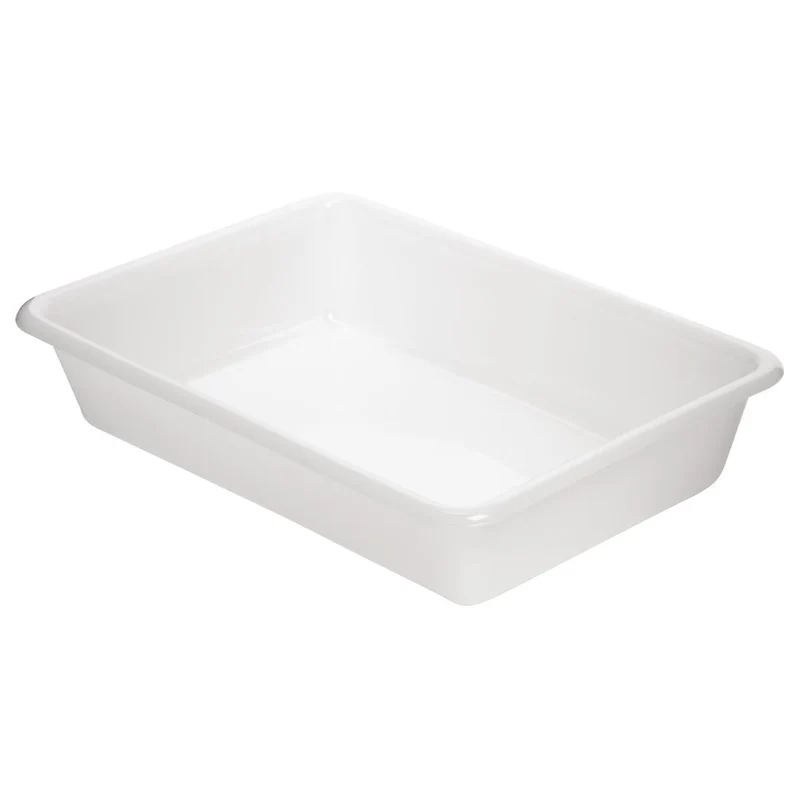 Bac alimentaire peu profond Araven transparent 485mm