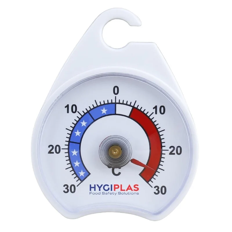 Thermomètre à cadran réfrigération congélation Hygiplas