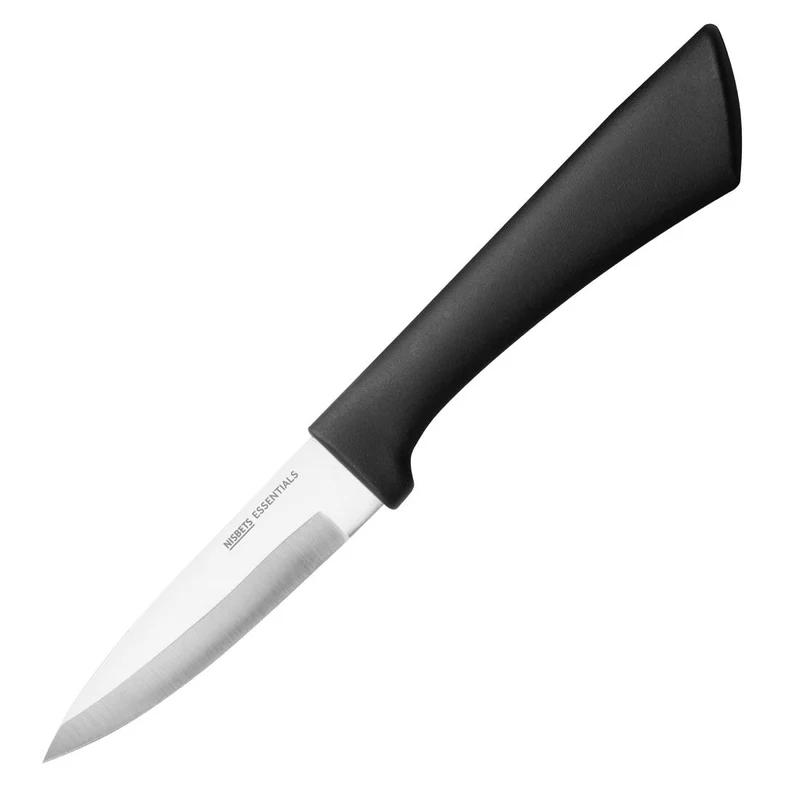 Couteau d'office Nisbets Essentials Noir 9 cm