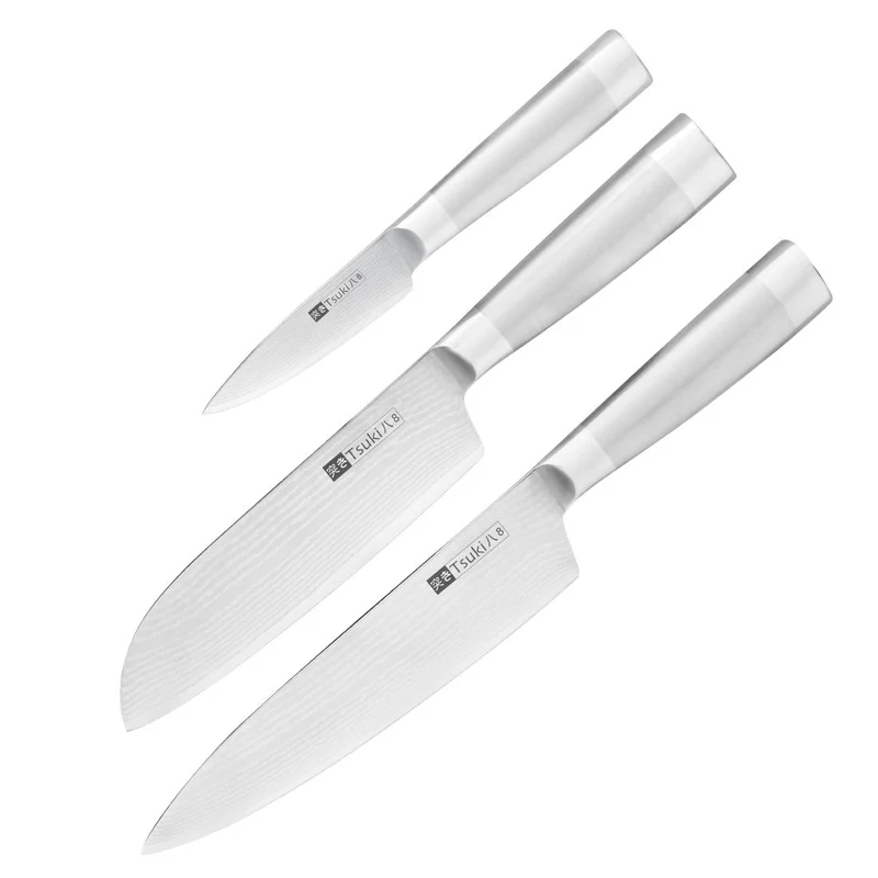 Ensemble de 3 couteaux Vogue Tsuki Series 8