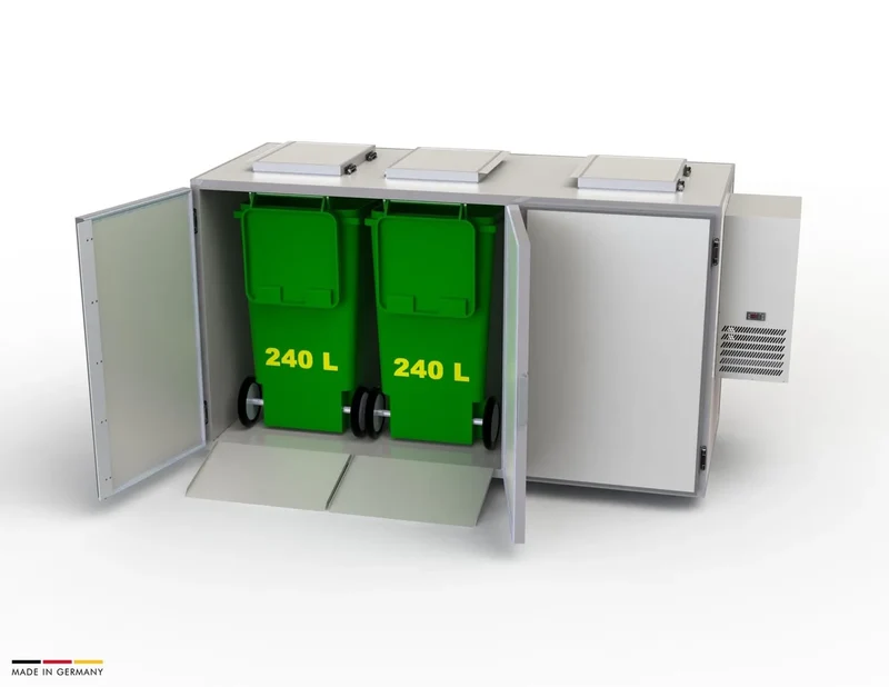 Hefa refroidisseur de déchets 3x 240L