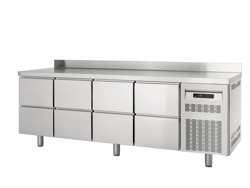 Table réfrigérée Profi 600 0/8 Superior avec dosseret