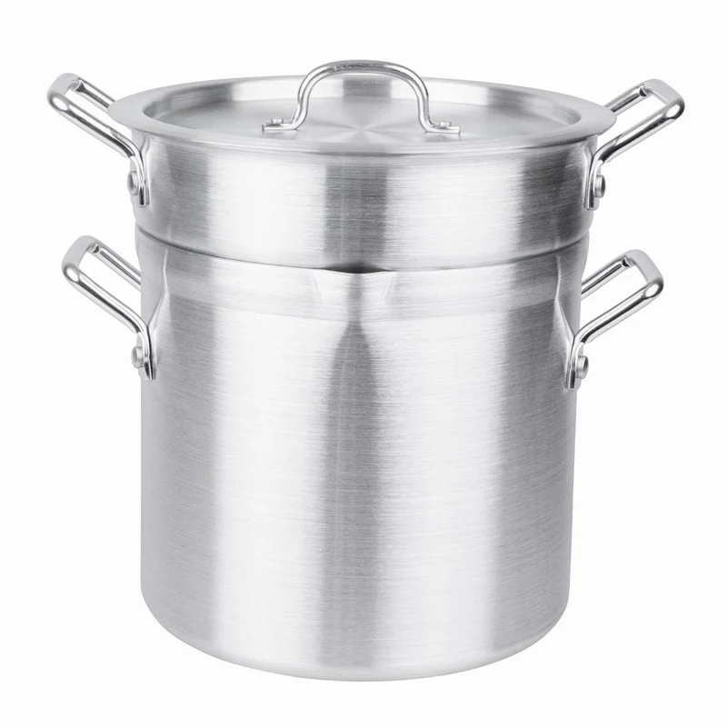 Marmite bain marie aluminium Vogue 10L