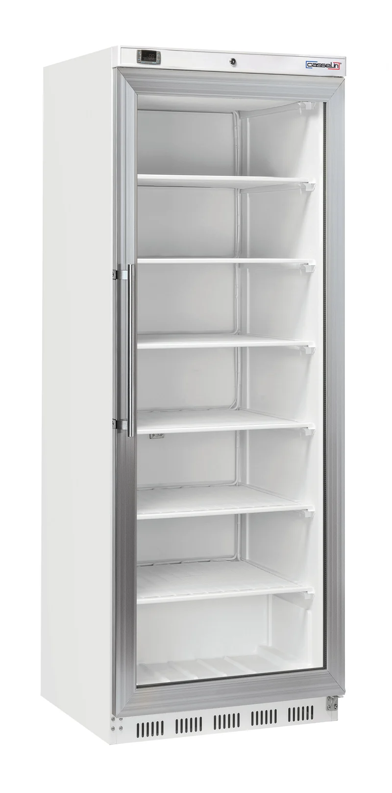 Armoire négative vitrée 400 L Blanche