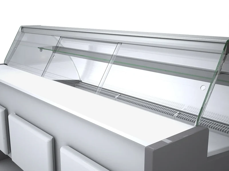 Porte coulissante Plexi Profi250 avec vitre frontale arrondie - 1100 mm
