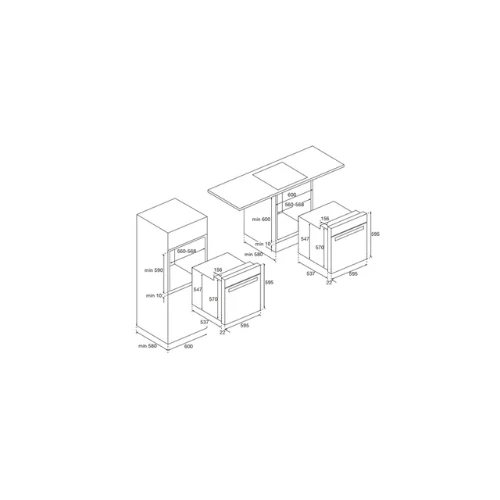 Four multifonction pyrolyse Inox AIRLUX AFP211IX