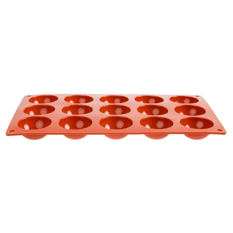 Plaque 15 demi-sphères en silicone Pavoni Formaflex